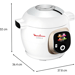 Multicooker Moulinex Cookeo+ 6L Blanco - 180 Recetas, 6 Modos, Inicio Diferido y Mantenimiento en Caliente