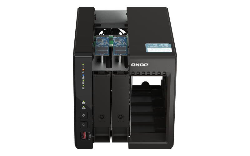 QNAP TS-253E NAS Torre Intel® Celeron® J6412 8 GB 0 TB QNAP QTS Negro