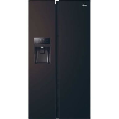 Frigorífico americano - HAIER - SBS 90 Serie 3 HSR3918EIPB - Clase E - 515 L - 180 x 90 x 65,9 cm - Negro