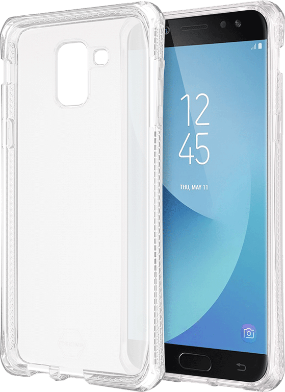 Coque semi-rigide Itskins Spectrum transparente pour Samsung Galaxy J6 J600