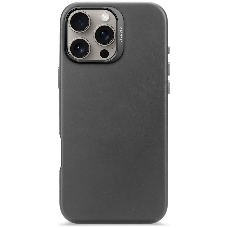 Decoded Leather Case coque de protection pour téléphones portables 17,5 cm (6.9 ) Housse Noir Apple (brand) iPhone 16 Pro Max - Neuf