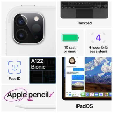 Apple iPad Pro 1Tb 27,9 cm (11'') Wi-Fi 6 (802.11ax) iPadOS Plata