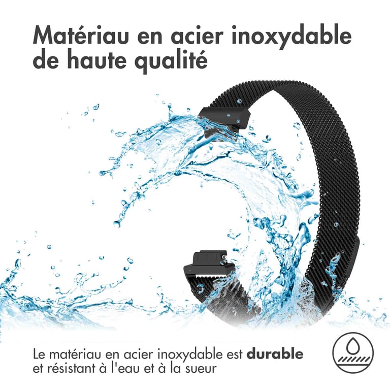 imoshion Bracelet magnétique milanais pour le Fitbit Inspire Taille Neuf - vue 3