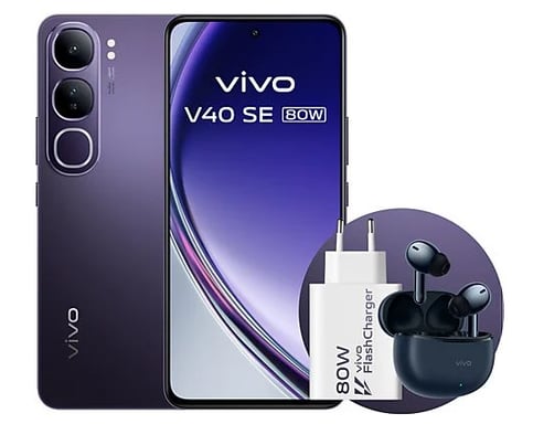 VIVO V40 SE 80W 6.67'' 8Gb(+8) 256Gb Black Bundle