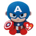 Peluche Marvel Beanie Babies Petite - Captain America