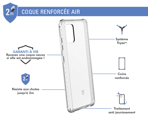 Cover Rinforzata per Samsung Galaxy A51 5G AIR