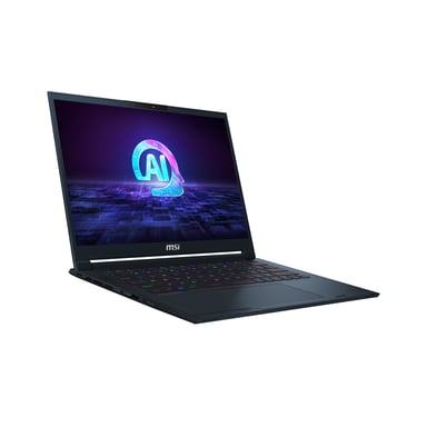 MSI Stealth 14 AI Studio A1VGG-061FR Laptop Intel Core Ultra 9 185H 35,6 cm (14'') 2.8K 32 GB DDR5-SDRAM 2 TB SSD NVIDIA GeForce RTX 4070 Wi-Fi 7 (802.11be) Windows 11 Pro Blu