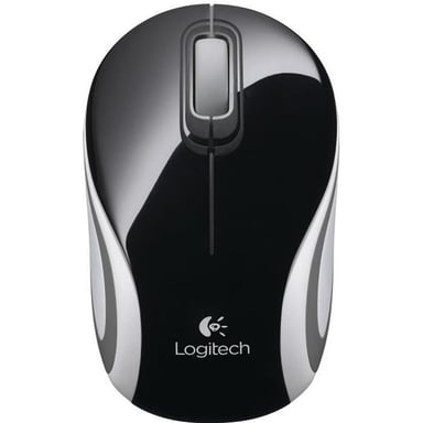 LOGITECH - Mini ratón óptico inalámbrico M187 - Negro