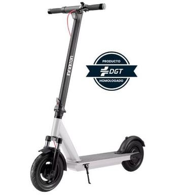Scooter Infiniton BIGCITY PRO, Autonomia 45 km, Potencia 350 W, Velocidad 25km/h, Blanco