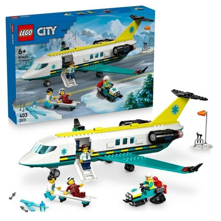 LEGO City L’ambulance de Secours Aérienne 60465 - vue 1