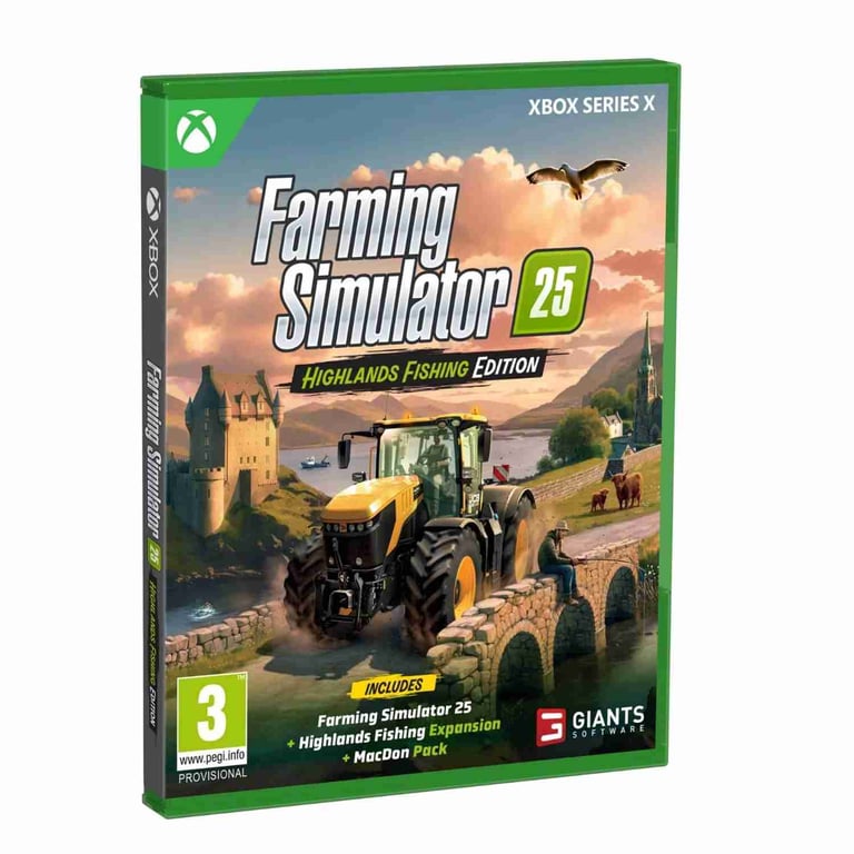 Farming Simulator 25 Highlands Fishing Edition (XBOX SERIE X) - Neuf
