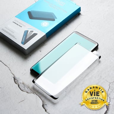 JAYM - Vetro temperato premium per Apple iPhone 14 Pro Max - Incurvato 3D con contorno nero - Garanzia a vita - Rinforzato 9H ultra resistente - Applicatore personalizzato incluso