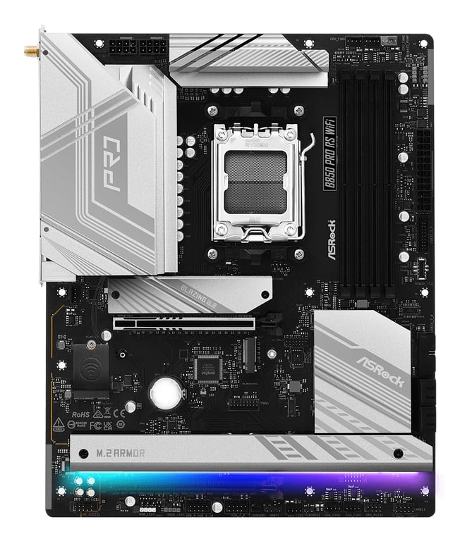 ASROCK Carte Mère B850 Pro Race Sport WiFi AMD AM5 Neuf - vue 3