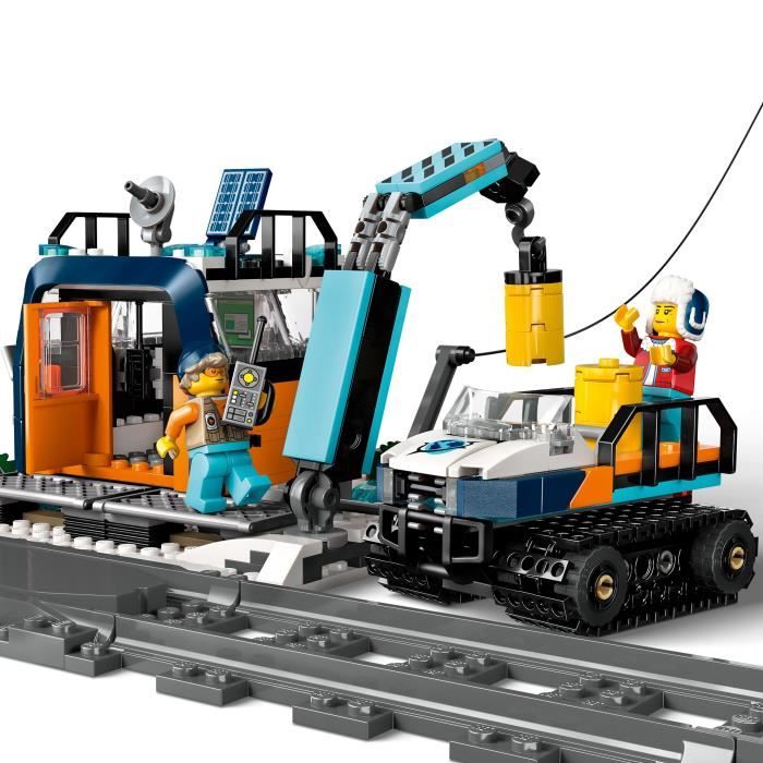 LEGO® City 60470 Le train express des explorateurs en Arctique - vue 4