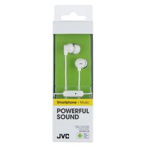 JVC HA-FR15-W-E Auriculares intrauditivos de color con mando a distancia y micrófono