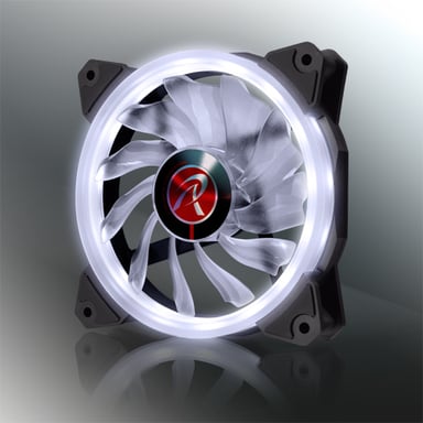RAIJINTEK IRIS 12 RGB – ORCUS Boitier PC Ventilateur 12 cm Noir, Transparent 1 pièce(s)