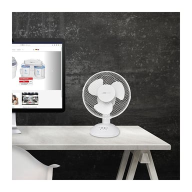 Ventilateur De Table Blanc Vl 3601 Clatronic