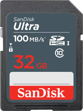 SanDisk Ultra 32GB SDHC Mem Card 100MB/s 32 Go UHS-I Classe 10