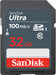 SanDisk Ultra 32GB SDHC Mem Card 100MB/s 32GB UHS-I Classe 10
