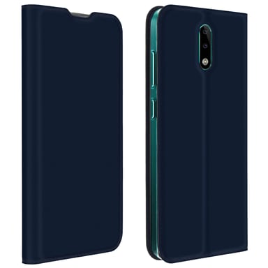 Funda Nokia 2.3 Cartera cierre magnético y F. Soporte Dux Ducis – Azul oscuro