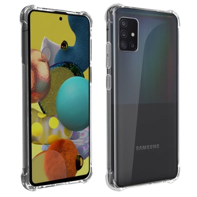 Carcasa Protectora Bumper Akashi para Samsung Galaxy A51 5G – Transparente