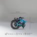 Vélo Électrique Pliant 20'' Smartbike - Legend Monza 14Ah Bleu