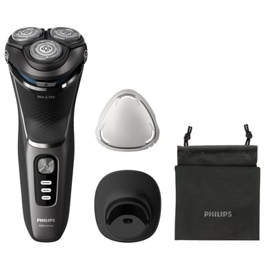 Philips S3343/13 Rasoio rotante da uomo Nero, Cromo