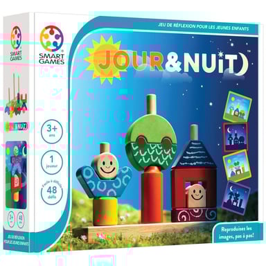 Día y Noche juego de lógica educativa para niños a partir de 3 años