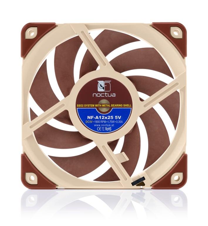 Noctua NF A12x25 PWM chromax..swap - vue 6