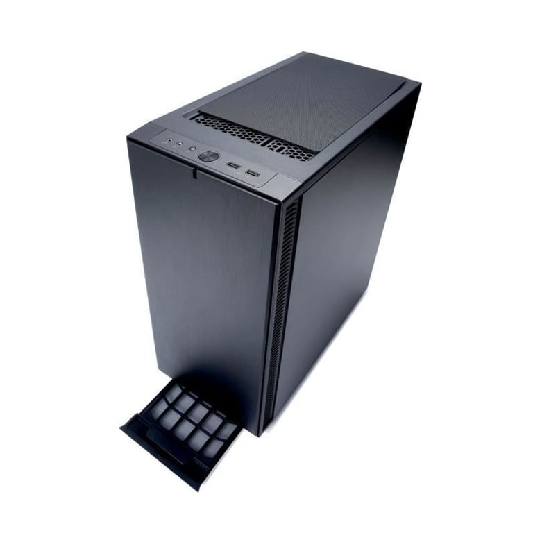 FRACTAL DESIGN BOITIER PC Define Mini C - Moyen Tour - Noir - Format Micro ATX FD-CA-DEF-MINI-C-BK