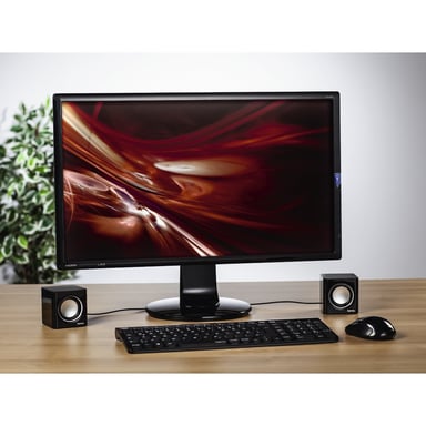 Sistema de altavoces para portátil Sonic Mobil 185'', negro/plateado