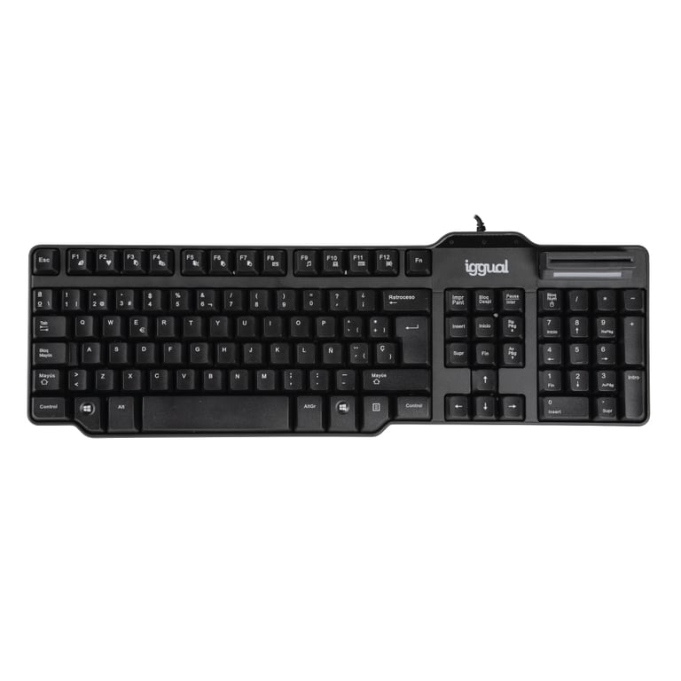iggual IGG319000 clavier Bureau USB QWERTY Neuf
