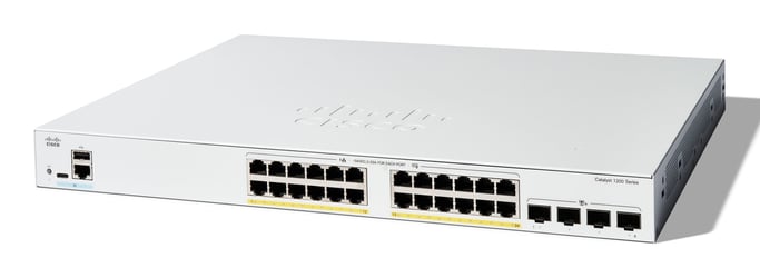 Cisco C1200-24FP-4X commutateur réseau Géré L2/L3 Gigabit Ethernet (10/100/1000) Blanc - Neuf