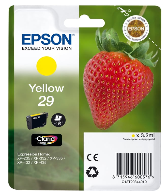 Epson Cartouche d'encre 29 Y Jaune - vue 3