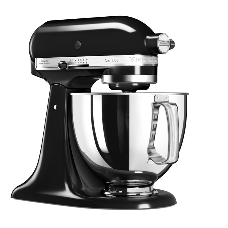 KitchenAid 5KSM125EOB robot de cuisine 300 W 4,8 L Noir - Neuf