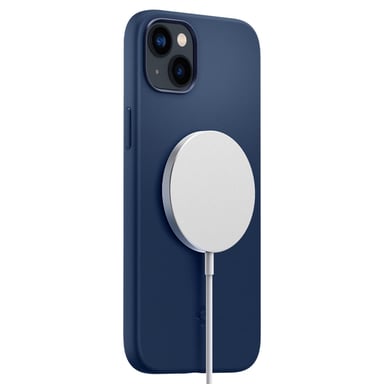 Spigen ACS04921. Guscio protettivo per Apple iPhone 14 Max in silicone, blu
