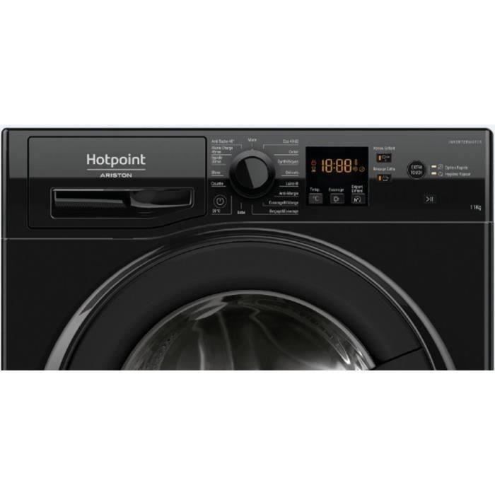 Lave linge hublot HOTPOINT NS11469FBKFR 11 kg Induction L60cm 1400 trsmin Classe A - vue 5