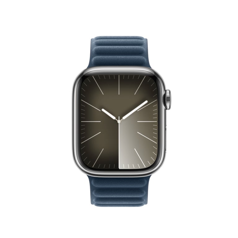Bracelet Apple Watch 41mm Magnétique Bleu Polyester - vue 5