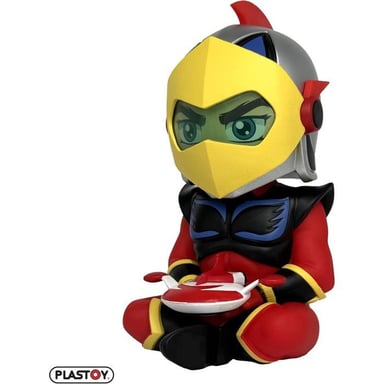 Salvadanaio Plastoy Goldorak Actarus 15 cm Rosso in plastica