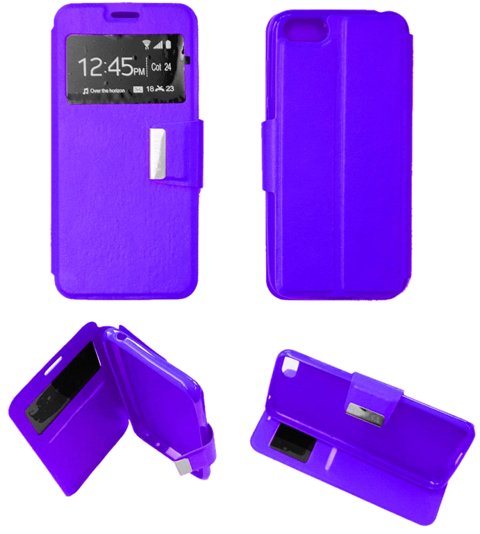 Etui Folio compatible Violet Huawei Honor 7S