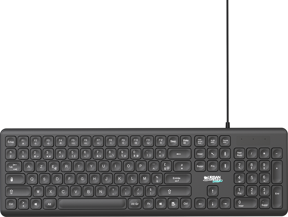 Urban Factory GWK01UF clavier Universel USB AZERTY Neuf - vue 2