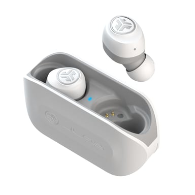 JLab IEUEBGOAIRRWHTGRY82 Cuffie wireless Musica Cuffie USB Type-A Bluetooth Bianco