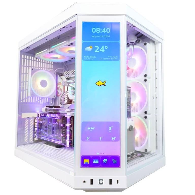 Pccom PC de bureau Custom Intel Core Ultra 9 285IA 64GB 4TB SSD RTX 5080 Windows 11 Pro