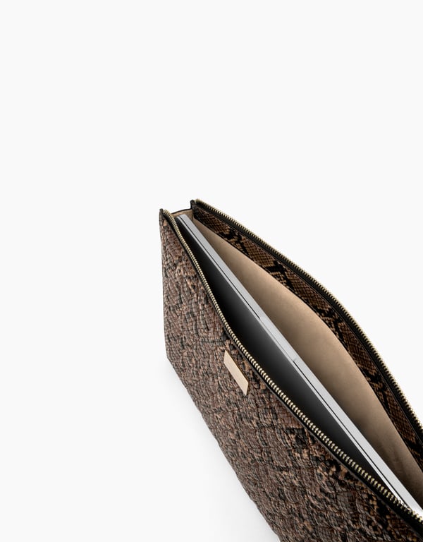 Pochette pour Ordinateurs 13 Pouces Modèle Leia au Motif Serpent avec Lanière Neuf - vue 5