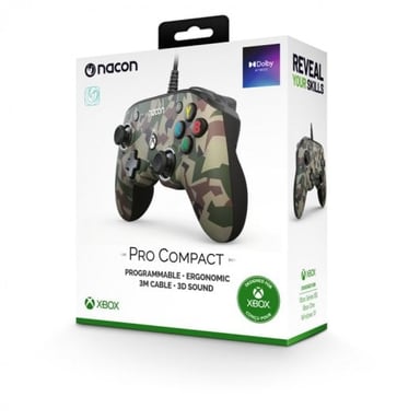 NACON NA010350 mando y volante Camuflaje Bluetooth Gamepad Analógico/Digital Xbox