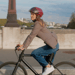 Cosmo Fusion - Casque avec éclairage Vélo Arrière Intelligent et Connecté - Feu Stop, Detection de Chute Automatique, Partage de trajet