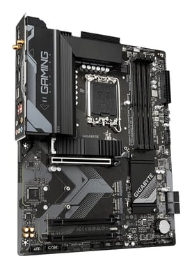 GIGABYTE B760 GAMING X AX Carte Mère - Compatible avec les processeurs Intel Core 14e génération, VRM numérique 8+1+1 phases, jusqu'à 7600MHz DDR5 (OC), 3x PCIe 4.0 M.2, Wi-Fi 6E, 2.5GbE LAN, USB 3.2 Gen 2