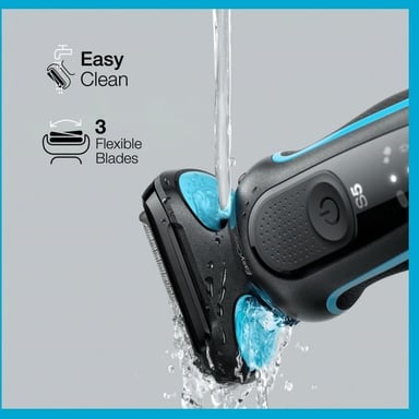 Braun Series 5 51-M1200s Trimmer Shaver Nero, Blu