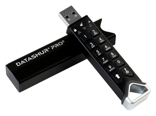 iStorage datAshur PRO2 unidad flash USB 256 GB USB tipo A 3.2 Gen 1 (3.1 Gen 1) Negro