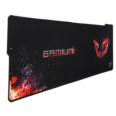 Gamium Tapis de Souris Gaming XXL 900 x 300 x 3mm, Ultra Large, Grand Souris Tapis Mousepad Tapis Clavier Tapis de Bureau Compatible Souris Laser Optique PC Gamer Antidérapant